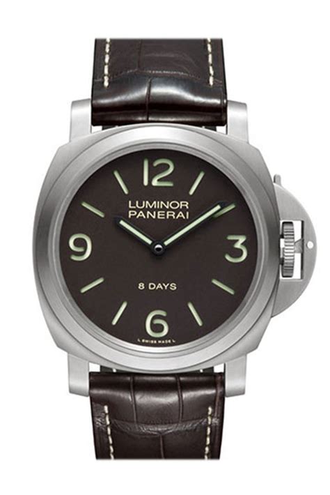 Panerai Luminor Base 8 Days Titanio Mechanical .